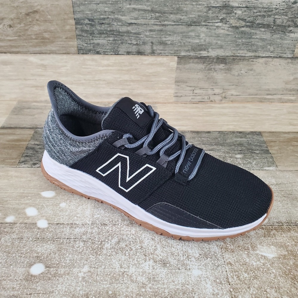 New Balance Fresh Foam Roav Womens Shoe 7.5 B Black Gray Spikeless Golf Sneakers